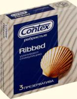 CONTEX ПРЕЗЕРВАТИВЫ `RIBBED` С РЕБРИСТОЙ СТРУКТУРОЙ N3 УП